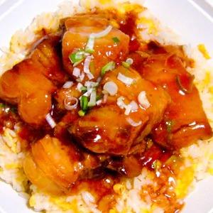 豚角煮チャーハン(スープ付)