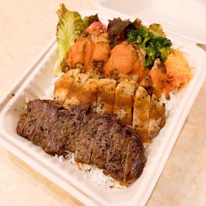 三種のステーキ メガドン