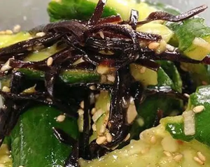 「しばききゅうり」「Cucumber with Salted kelp」