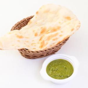 ほうれん草チキンカレーセット Sag Chicken curry set