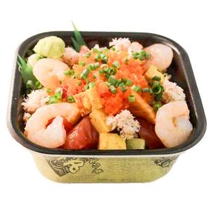 1キロメガバラ丼 シャリ650gバラネタ350g