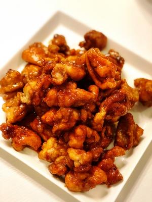 【国産鶏】鶏皮の甘辛炒め