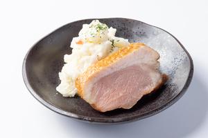 合鴨ロース+ポテトサラダ
