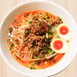 鶏坦々麺味玉付き Chicken Dandan Noodles with Marinated Egg