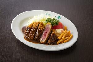 ヘレビーフカツレツ100g (サラダライス付き)