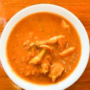 チキンマッシュルームコルマカレー chicken mushroom korma curry