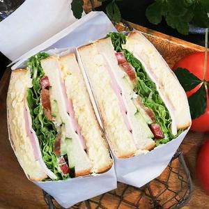 ダブルチーズハムたまごサラダサンド Double Cheese Ham Egg Sandwich