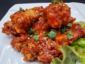 韓国風鶏のピリカラアゲ