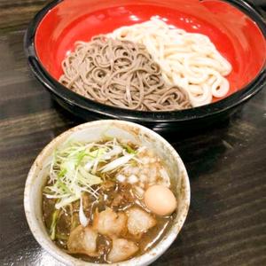 肉かすつけ麺 2種盛り