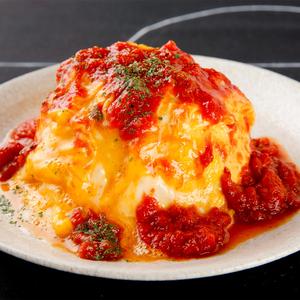 オムライス トマトソース