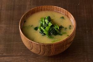 ほうれん草味噌汁 Spinach Miso Soup