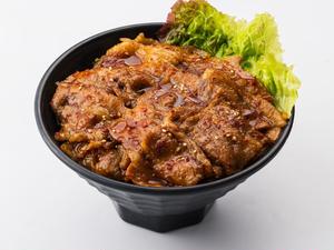 牛カルビ丼<肉ギガ盛>