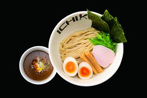 鶏煮干しのり玉つけそば
