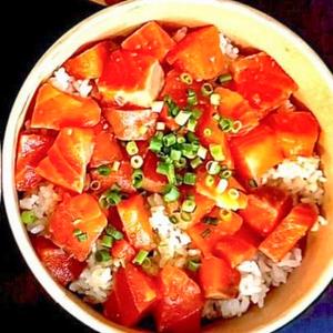 ポキ丼 サーモン