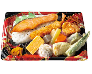 銀鮭塩焼きの幕の内弁当