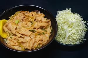 すた丼腹8分目 +サラダセット