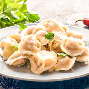 黒豚肉とセロリ水餃子 10個 (ニンニク不使用)