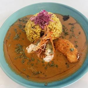 海老とココナッツの薬膳カレー