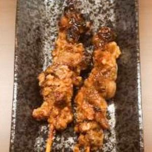 肝串焼き 2本 山椒、追いたれ付き