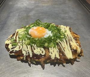 ネギ温玉のせ豚玉