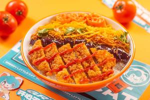 トマトチキンカツビビンバ