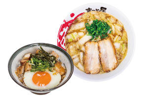 鶏じゃんラーメン焼豚丼セット