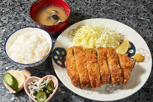ロース定食