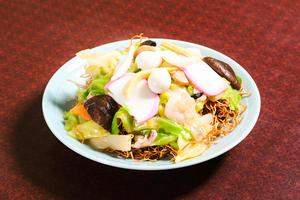 特上皿うどん(硬麺)