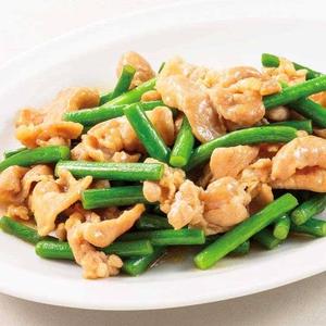 中華食堂一番館 豚肉とニンニクの芽の炒め