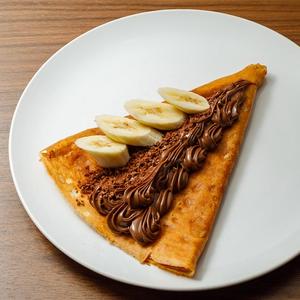 あつあつクレープ(ヘーゼルチョコバナナ)