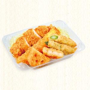かつ庵 国産ささみと野菜フライ弁当 ※ごはん無し