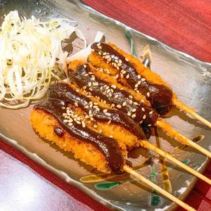 風来坊 味噌串カツ