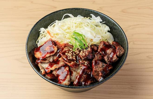 カルビ・ハラミ丼 肉増増
