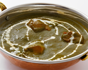 サグマトンカレー Sag Mutton Curry