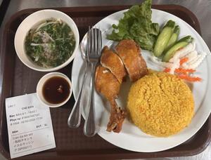 カリカリ揚げ鶏定食