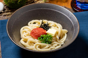 釜明太醤油バターうどん Pot Pollack Roe, Soy Sauce ＆ Butter Udon