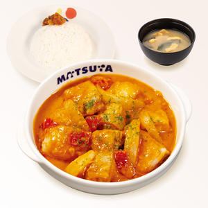バターチキンカレー(味噌汁付)