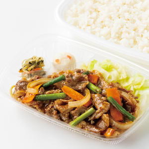 W牛焼肉弁当(肉2倍)