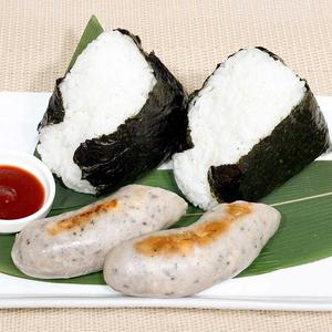 おにぎり 発色剤・保存料不使用手づくりソーセージセットRice ball and handmade sausage set