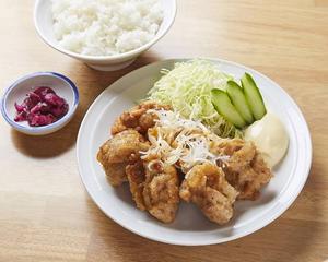 鶏の唐揚げ定食 Fried Chicken Set Meal