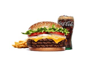 バーガーキング トリプルクアトロチーズワッパーセット