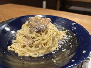 ポルチーニのクリームパスタ