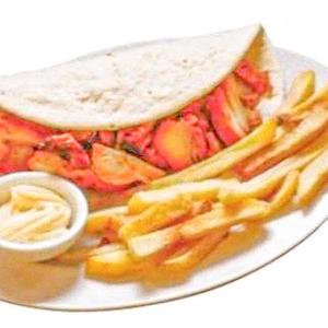 ケバブラップサンド kabab wrap sandwich