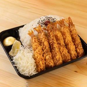 1キロエビフライ弁当【エビフライ6本】