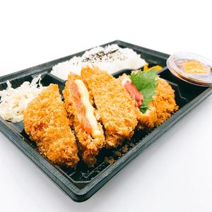 梅しそ＆チーズ明太ミルカツ弁当