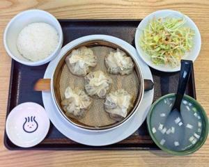 牛肉/ラム肉シュウマイセット(5個)(サラダ・ライス・スープ付き)
