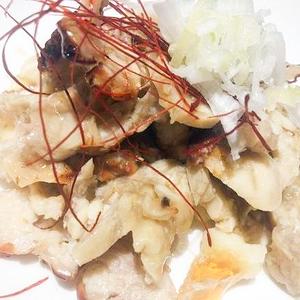 青山餃子房 鶏皮ポン酢