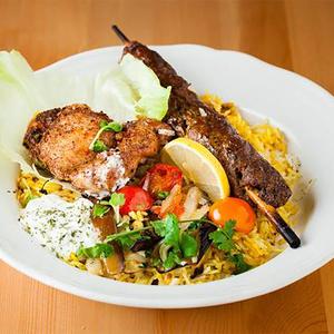 チキンカフサ(ミニピタパン付き) Chicken Kabsa(+ Mini Pita Bread)