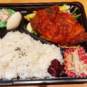 トマトガーリック チキンカツ弁当