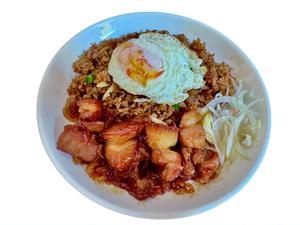 赤豚肉の甘味チャーハン